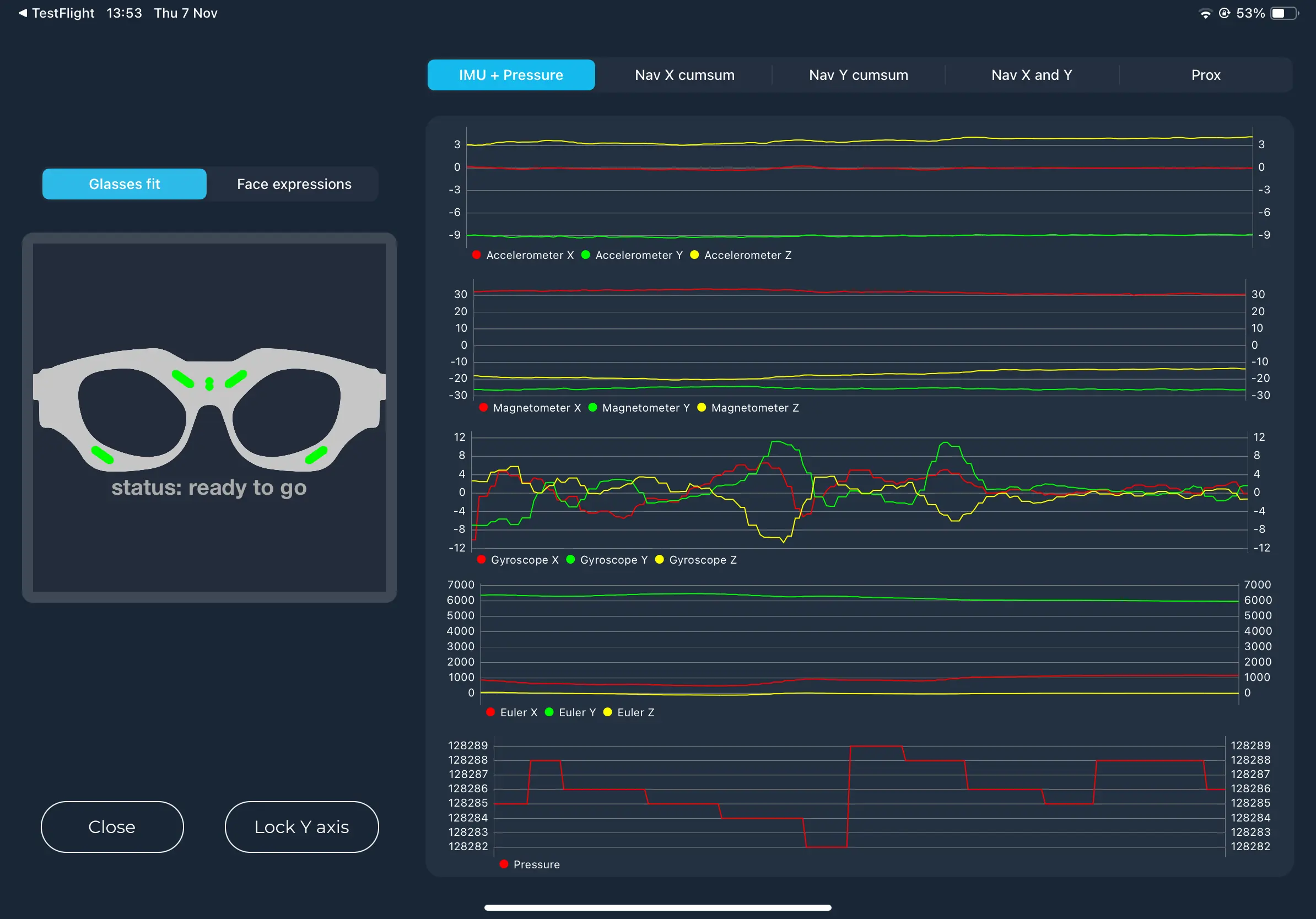 Sensor Data View